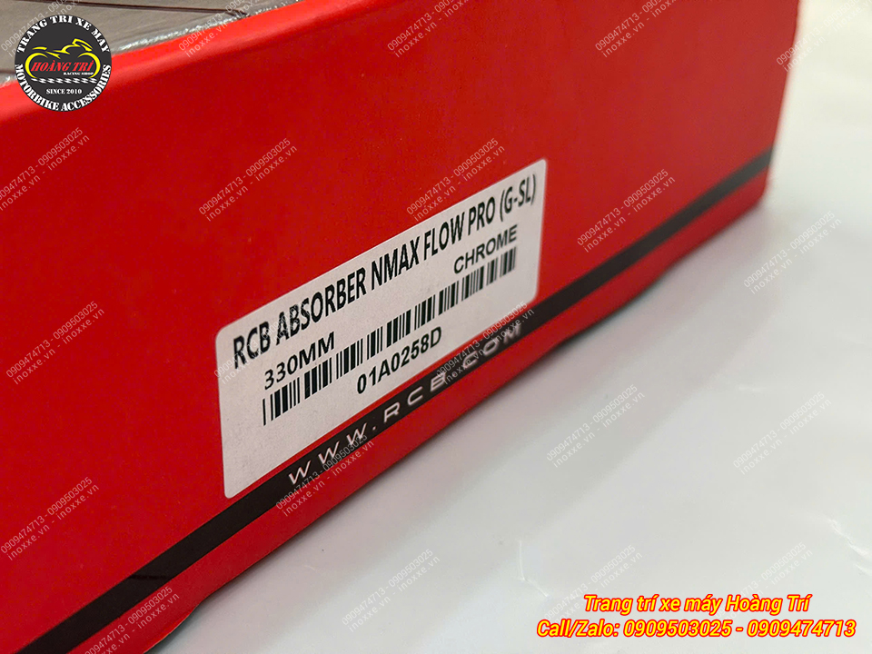 Phuộc bình dầu RCB Flow S/Flow Pro cho xe Yamaha NMax 155