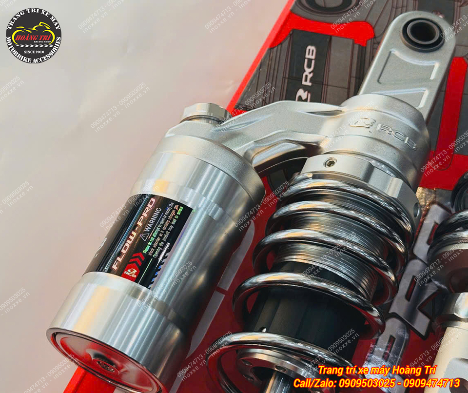 Phuộc bình dầu RCB Flow S/Flow Pro cho xe Yamaha NMax 155