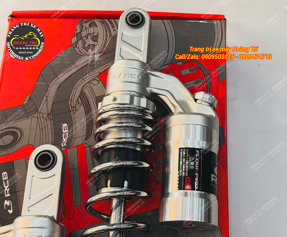 Phuộc bình dầu RCB Flow S/Flow Pro cho xe Yamaha NMax 155