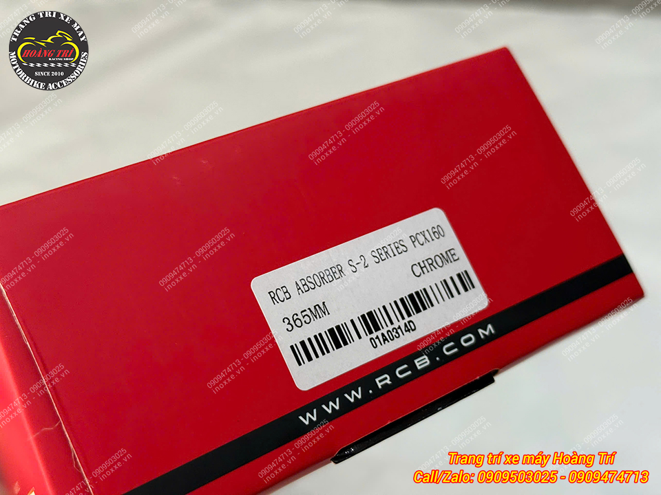 Phuộc sau RCB S2 cho xe PCX 160