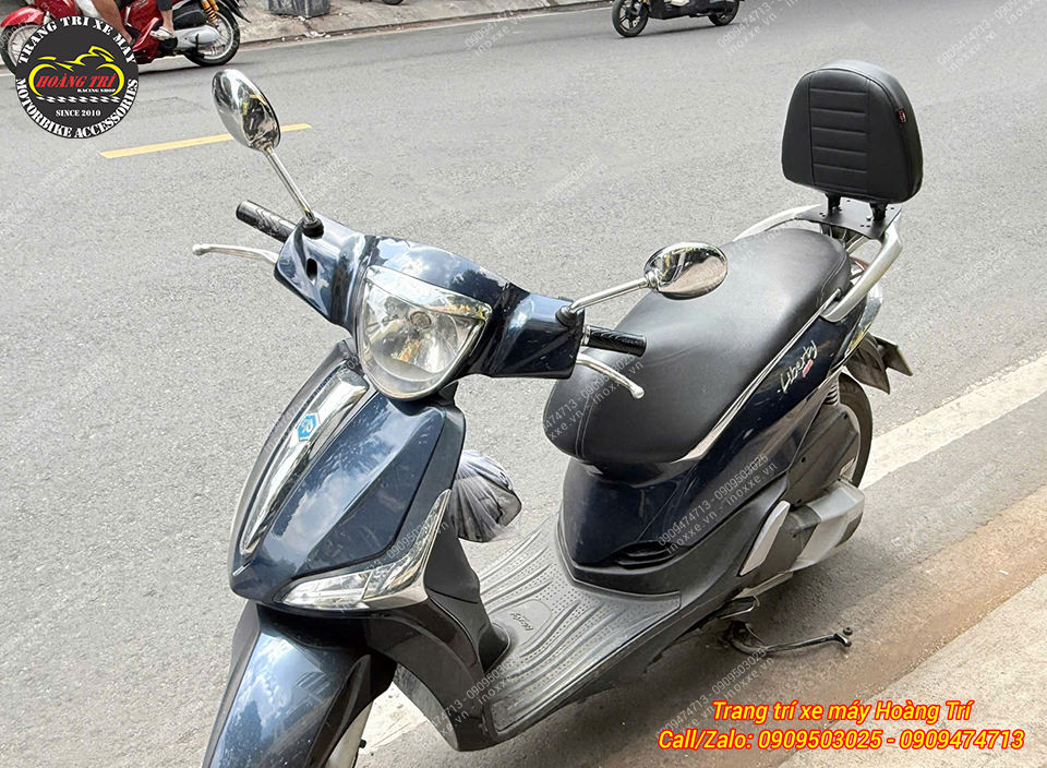 Tựa lưng Piaggio Liberty bật/gấp 2 chiều