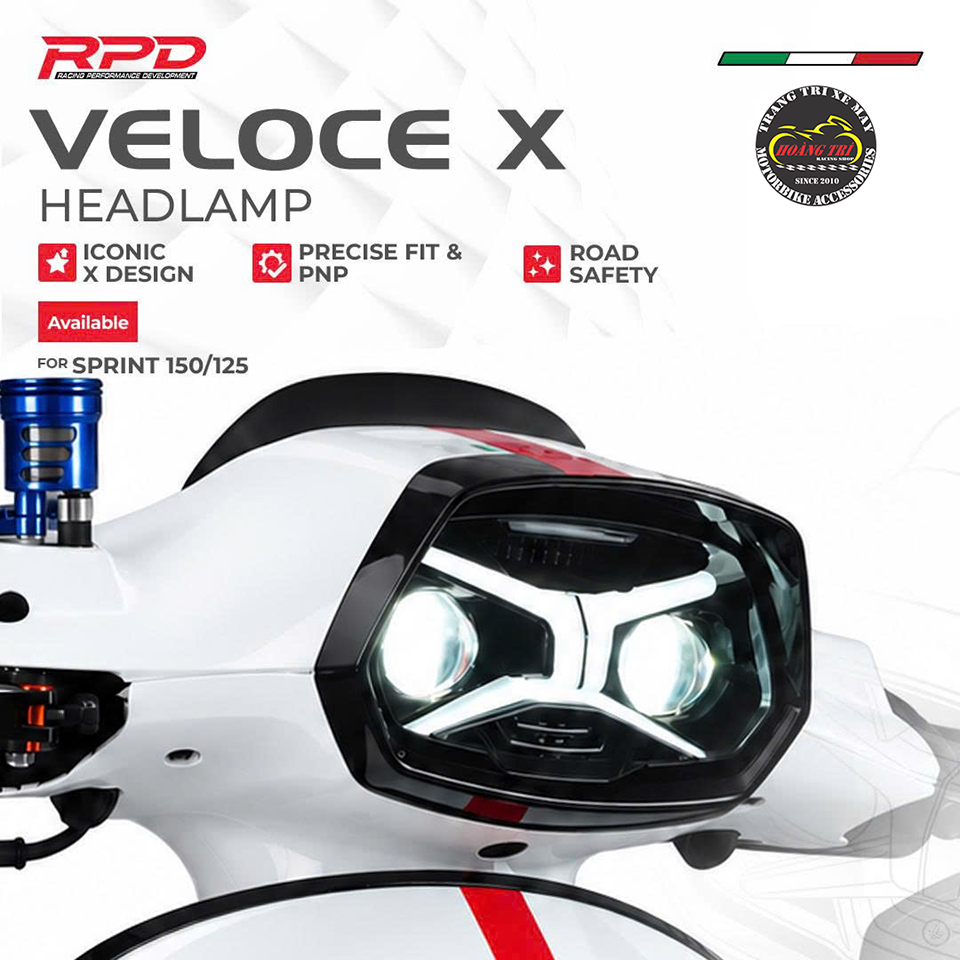 Trọn bộ đèn Led RPD cho xe Vespa Sprint