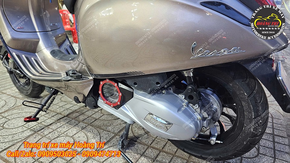 Ốp lốc nồi nhôm CNC trong suốt dành cho xe Vespa Sprint/Primavera và GTS