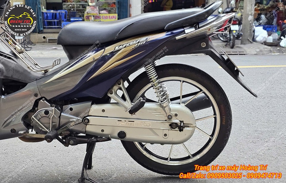 Mâm kiểu Super Cub lắp cho Wave, Future