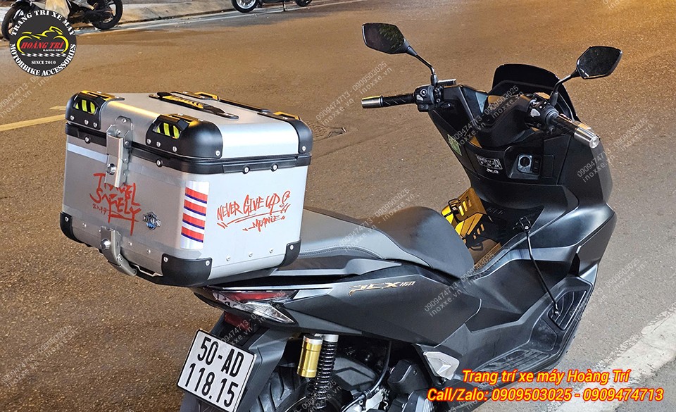 Thùng nhôm MotoFace 40 lít