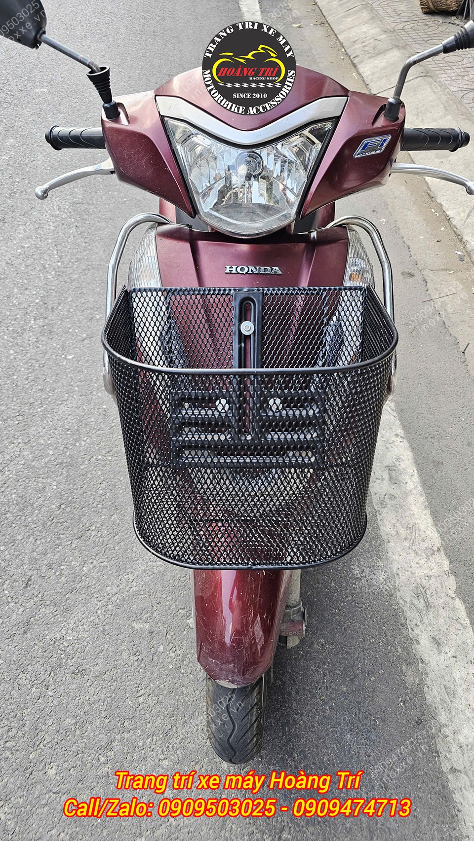 Rổ trước mặt nạ Honda Lead