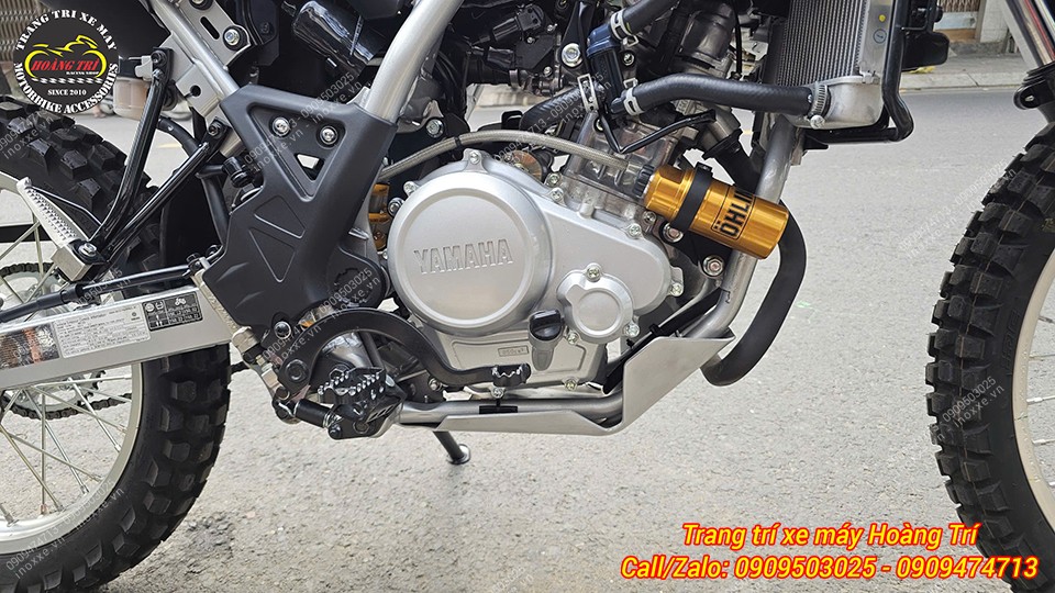 Ốp gầm nhôm WR155 chính hãng Yamaha Indonesia