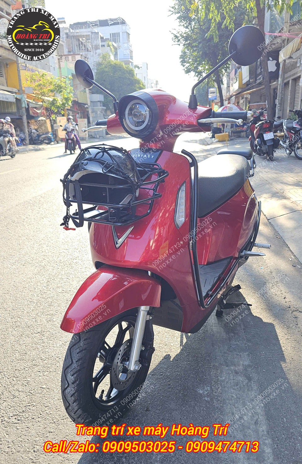 Gác chân phụ xe máy điện Vinfast EVO