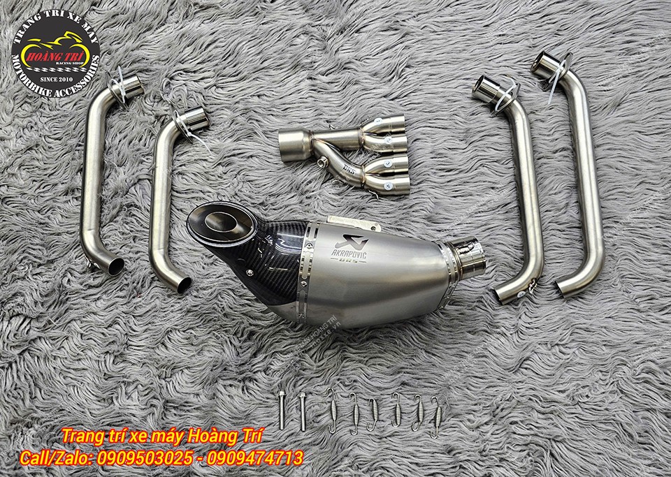 Full set pô Akrapovic DRS CB650R