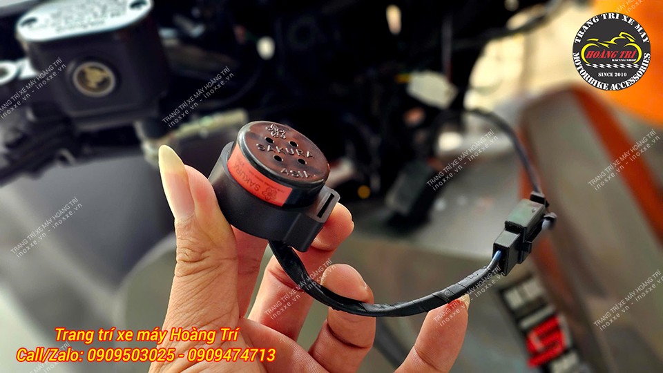 Lắp đặt còi báo xi nhan cho xe máy điện