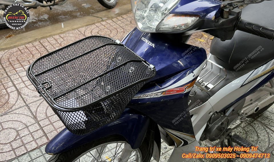 Rổ xe Wave có nắp đậy