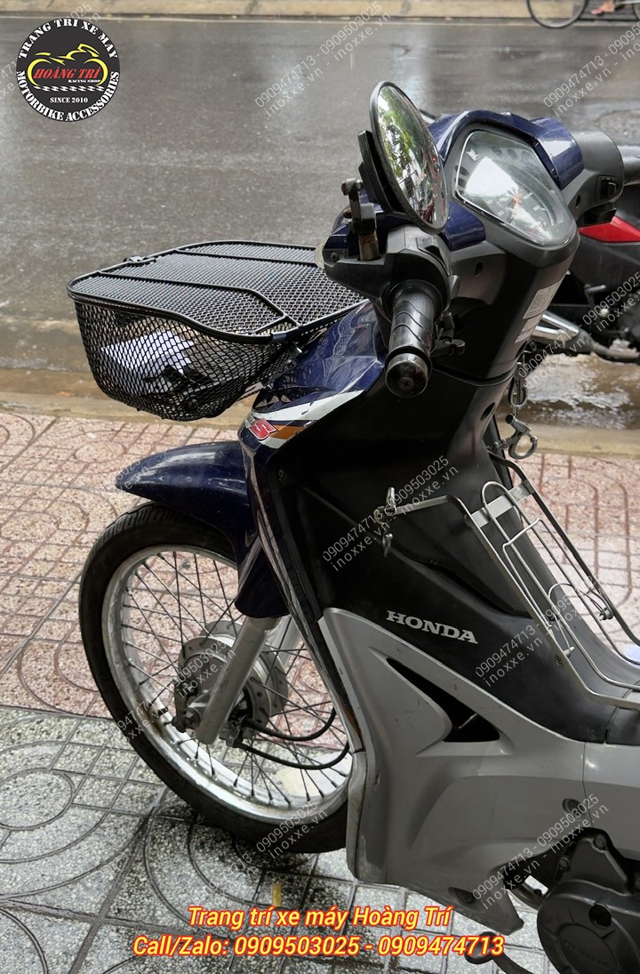 Rổ xe Wave có nắp đậy