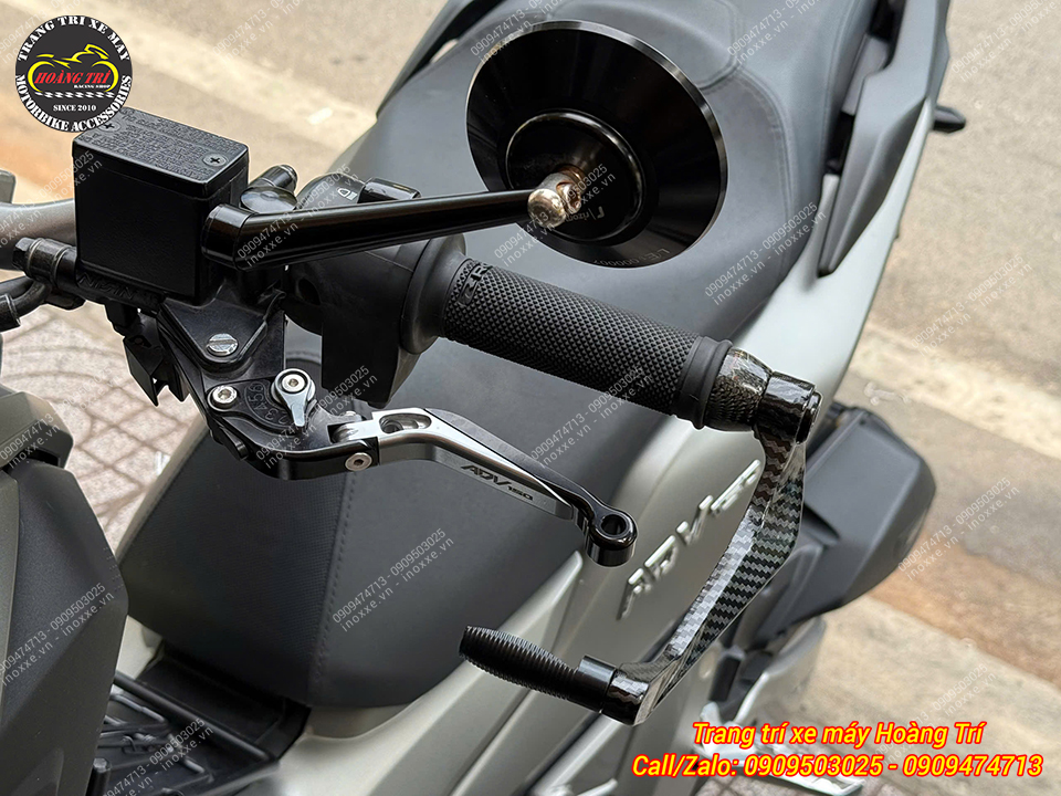 Bảo vệ tay lái kiểu Bonamici nhôm CNC