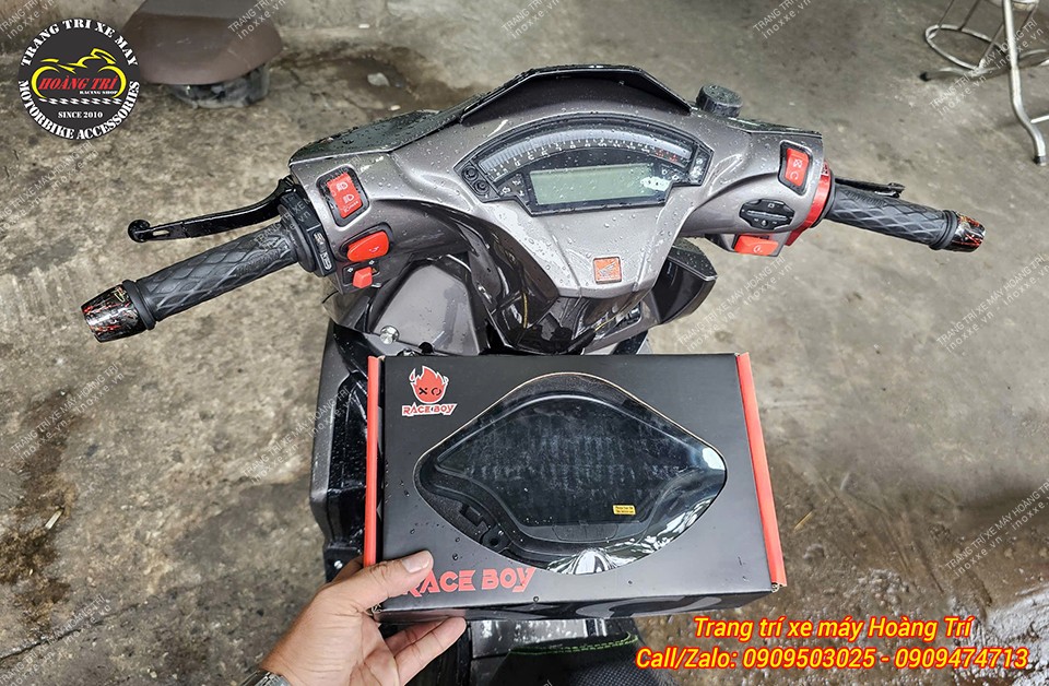 Độ đồng hồ Vespa full LCD cho xe Airblade