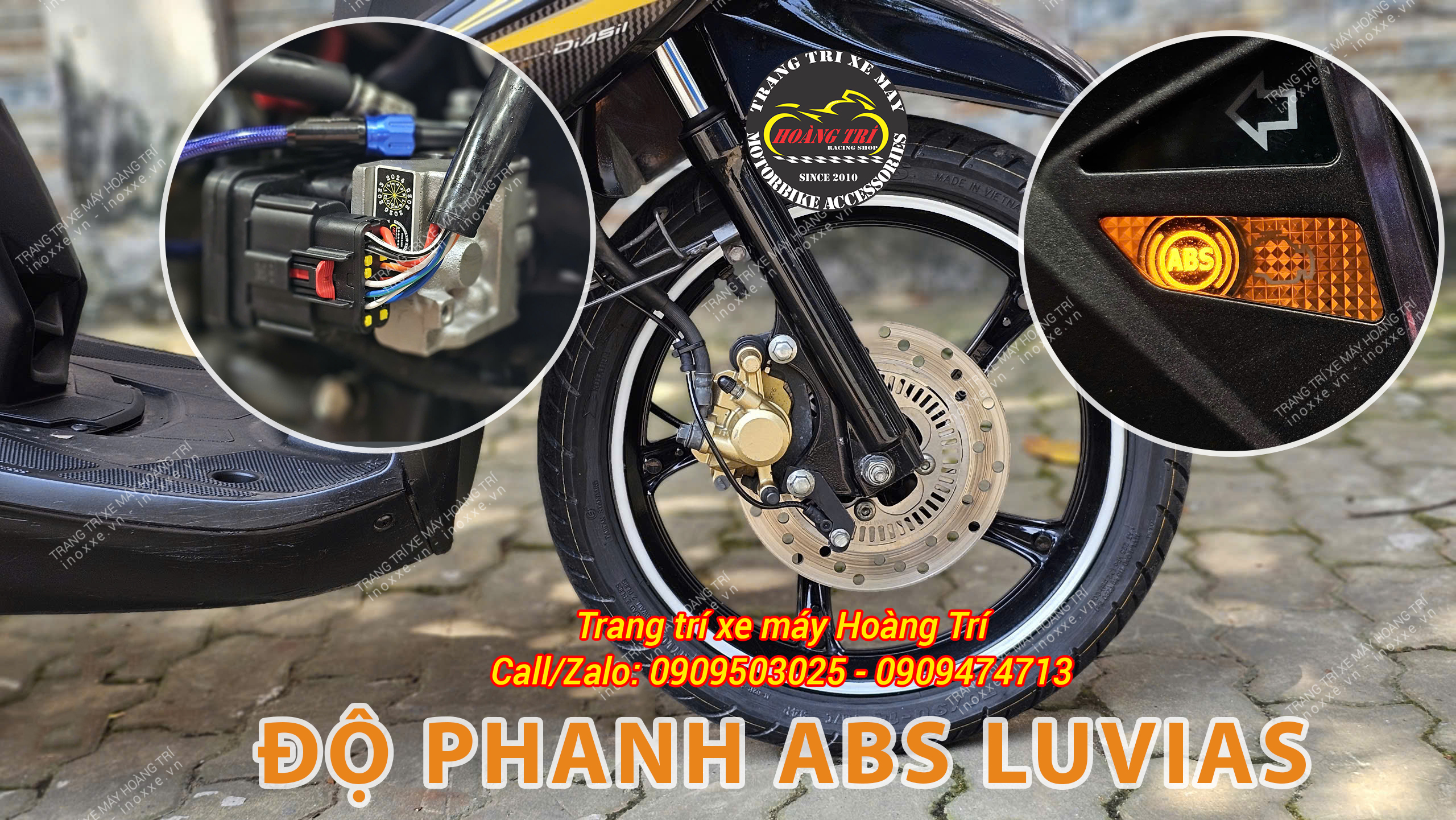 Độ phanh ABS cho xe Yamaha Luvias