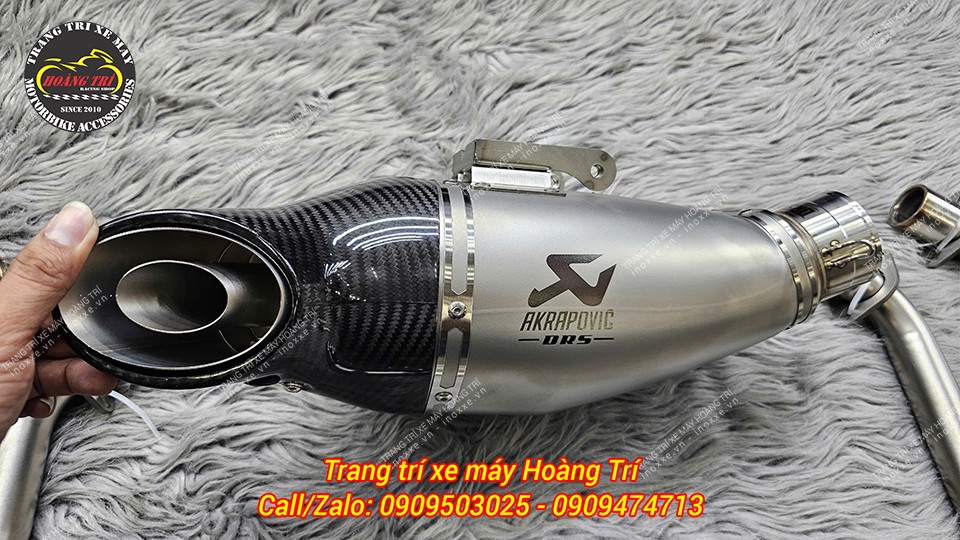 Full set pô Akrapovic DRS CB650R