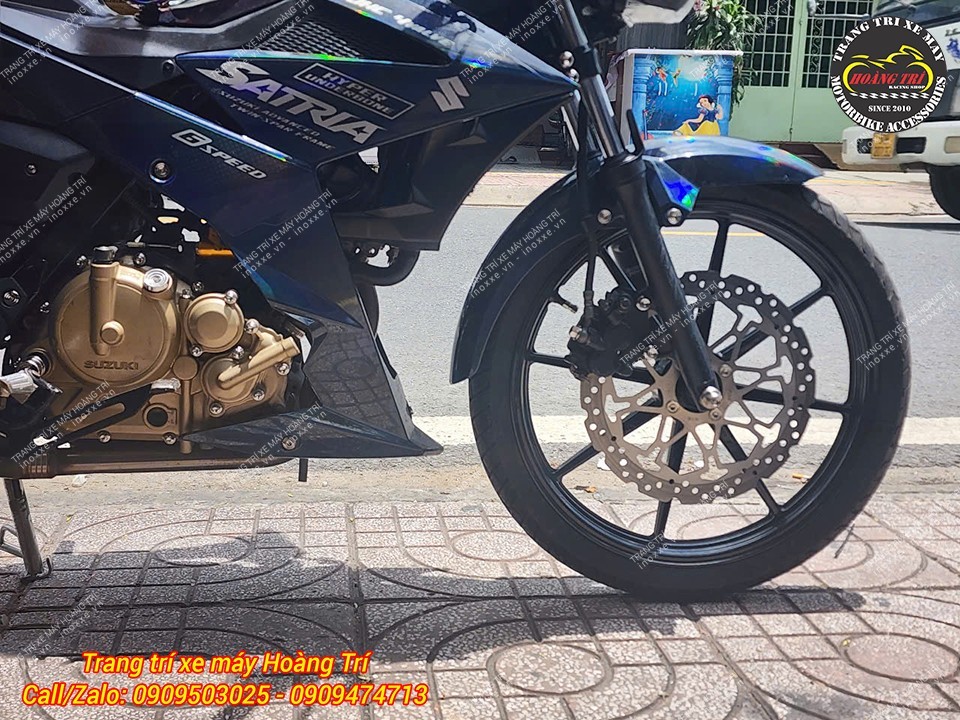 Mâm 8 cây X1R lắp cho xe Raider/Satria