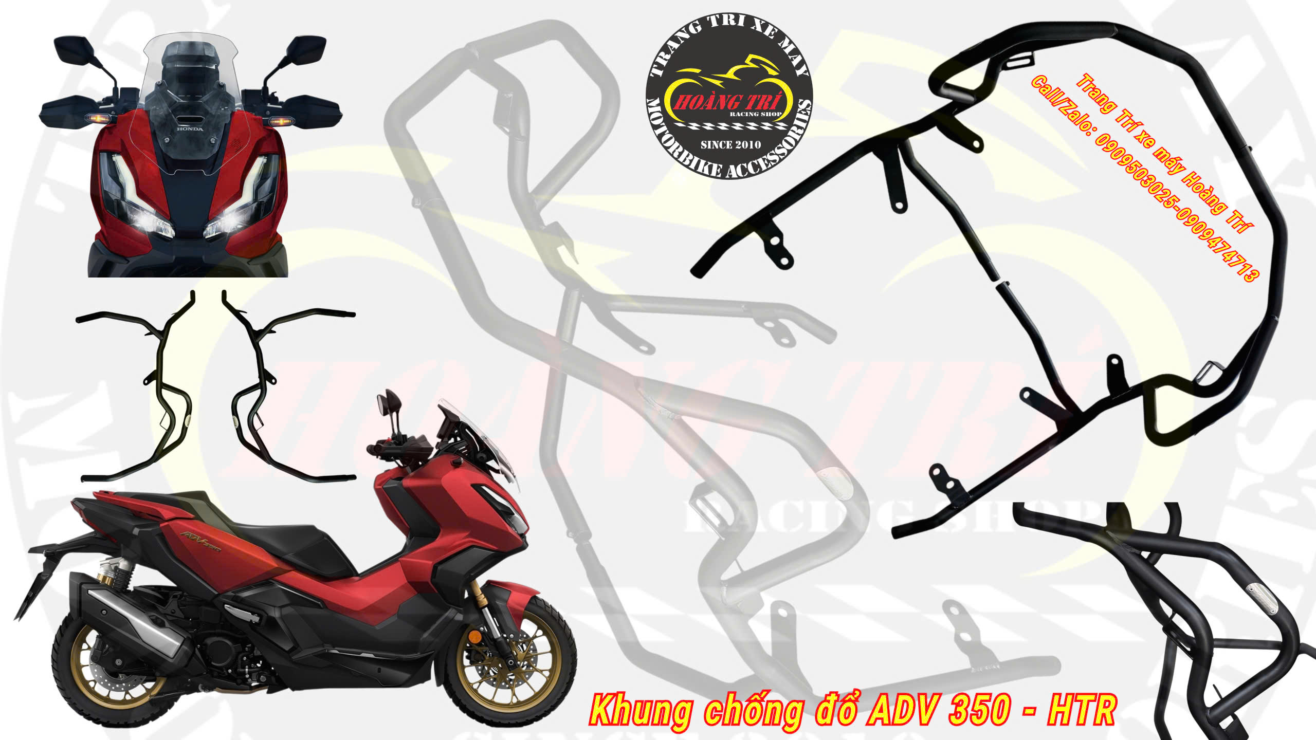 Khung chống đổ HTR ADV 350 - Khung bảo vệ ADV 350