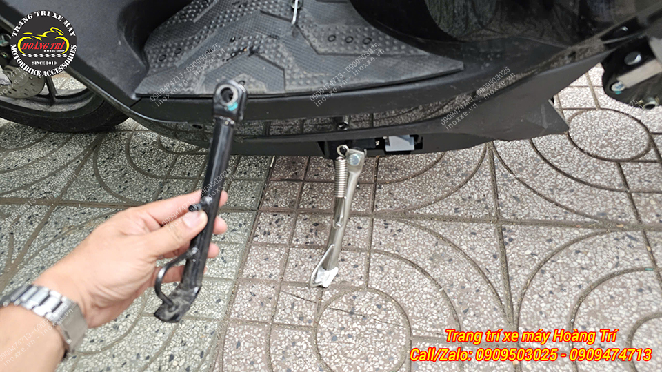 Bộ chân chống inox cho xe Datbike Quantum