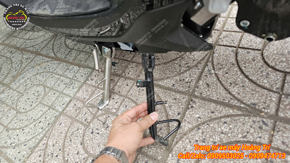 Bộ chân chống inox cho xe Datbike Quantum