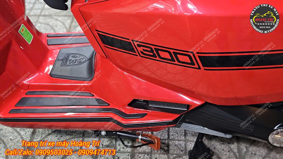 Độ bật gác chân sau tự động cho xe Lambretta