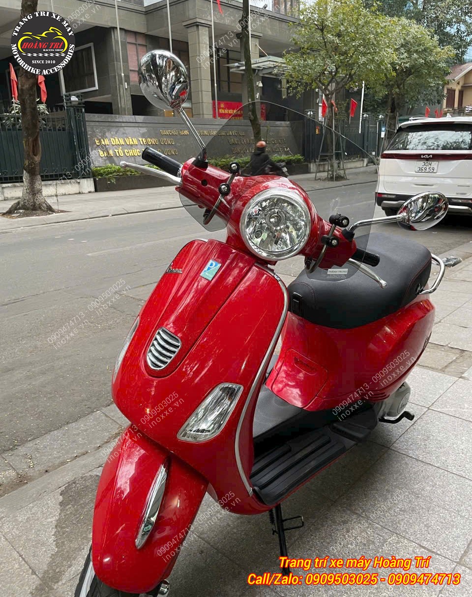 Kính chắn gió TRU cho xe Vespa GTS/Vespa LX/Medley