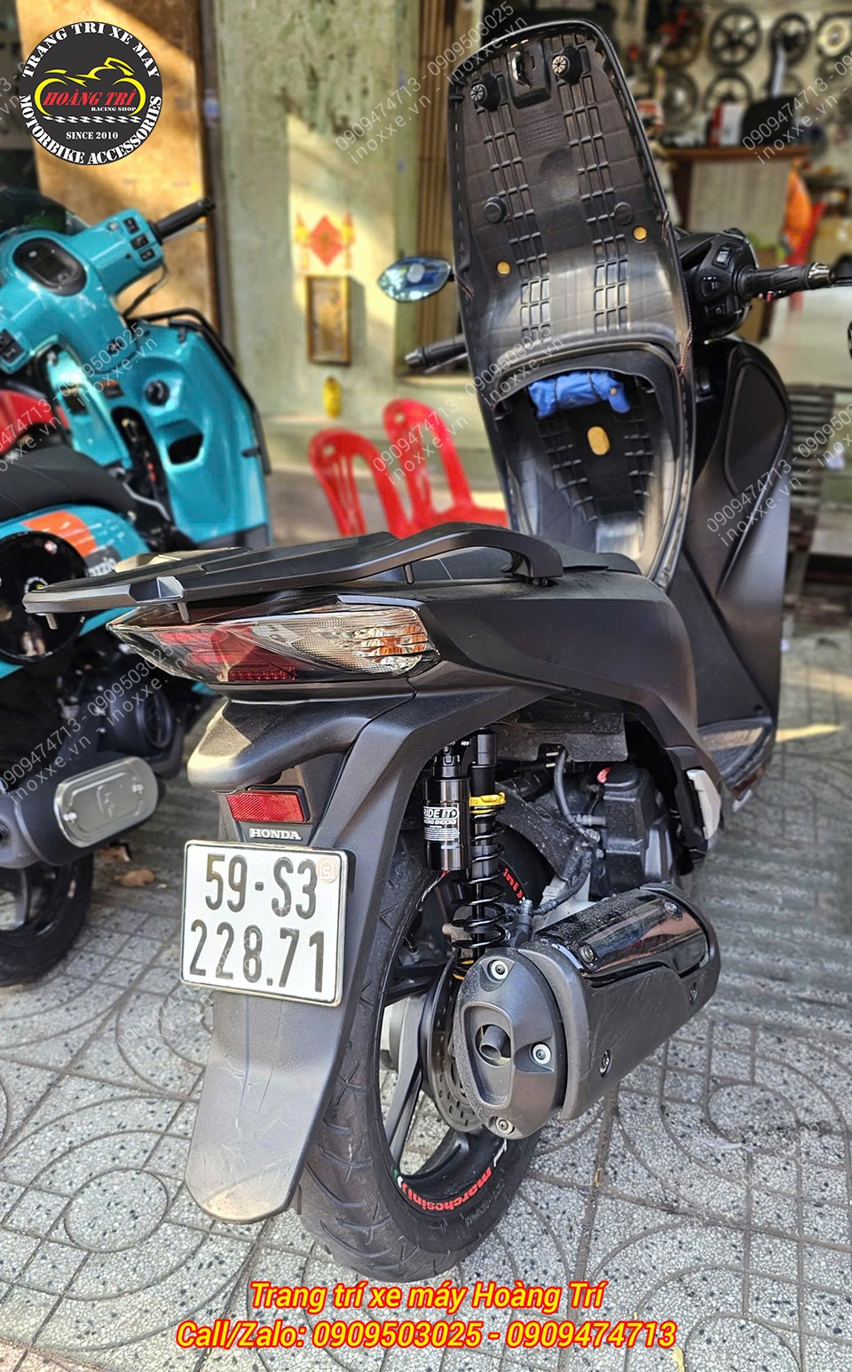 Phuộc sau bình dầu Ride it chính hãng dành cho SH 125/150/160/300/350