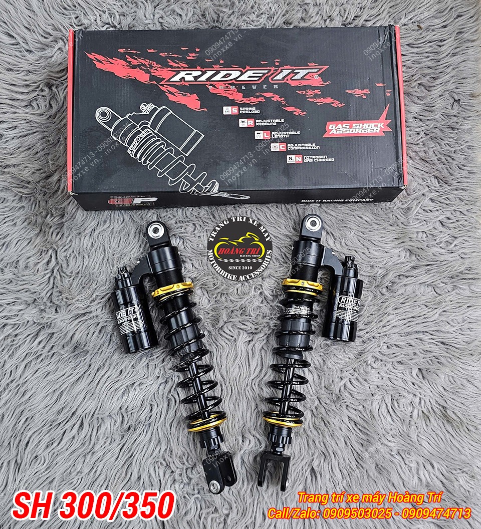 Phuộc sau bình dầu Ride it chính hãng dành cho SH 125/150/160/300/350