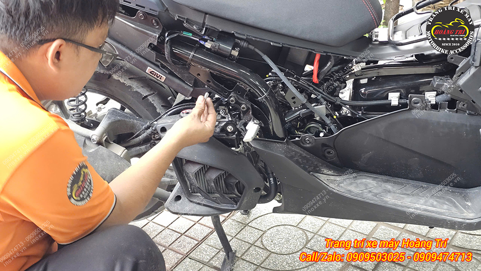 Baga sau Givi SRX(S) cho xe Yamaha NVX V3 (2025) chính hãng