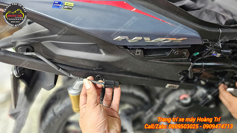 Baga sau Givi SRX(S) cho xe Yamaha NVX V3 (2025) chính hãng