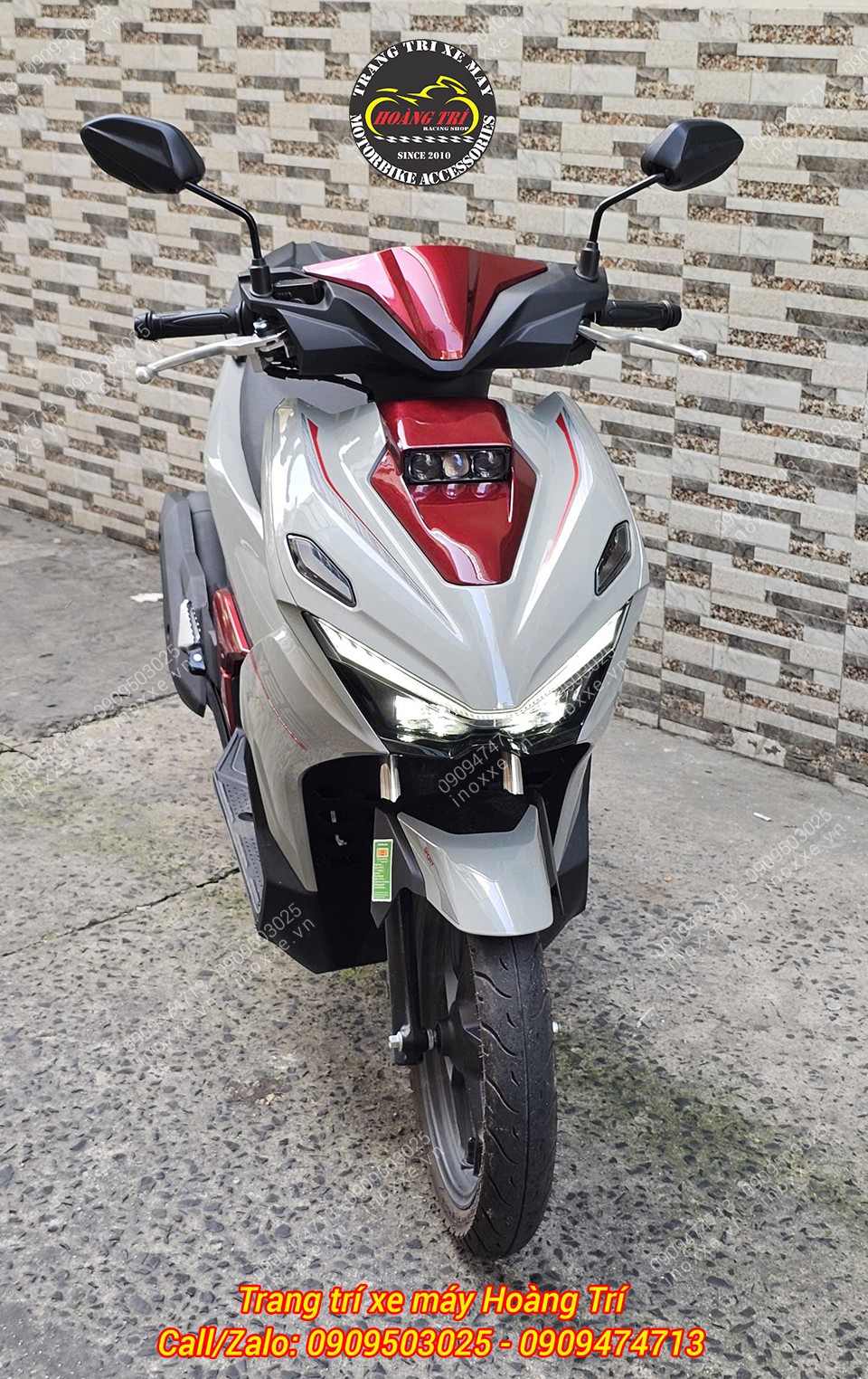 Lắp đèn trợ sáng cho xe Airblade
