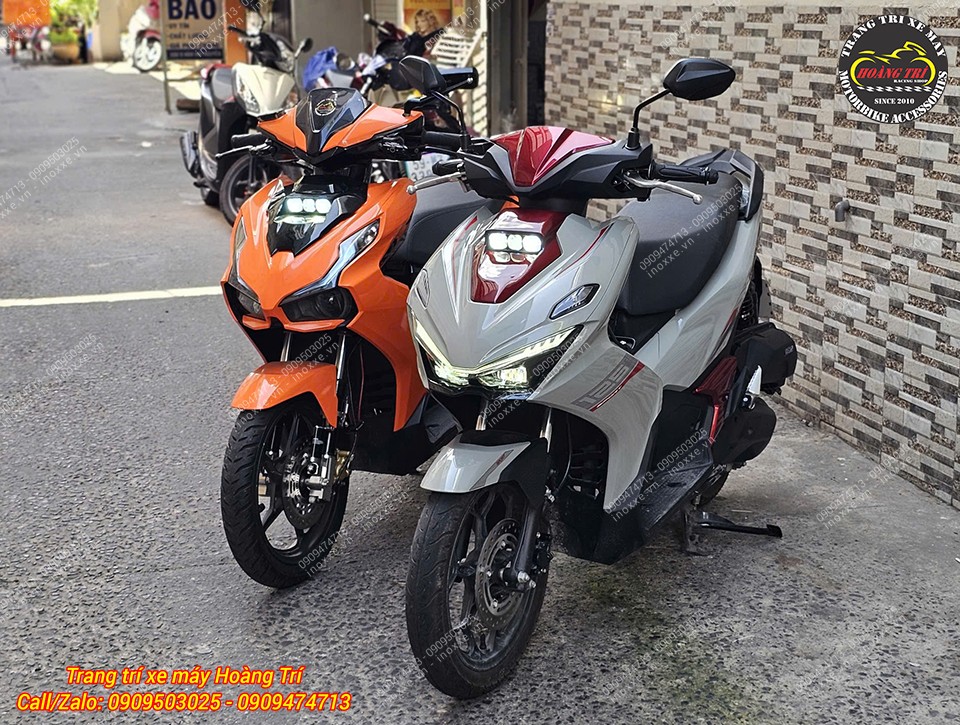 Lắp đèn trợ sáng cho xe Airblade