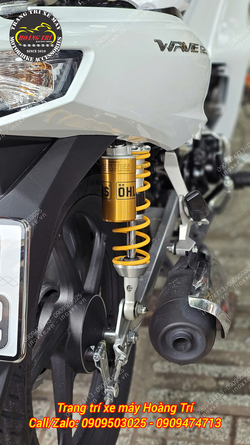 Phuộc Ohlins Wave 125i Thái Lan - HO343 chính hãng