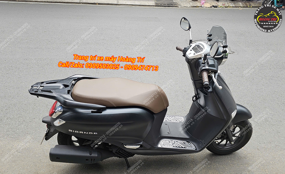 Thảm để chân Giorno 125  nhôm CNC Thái Lan