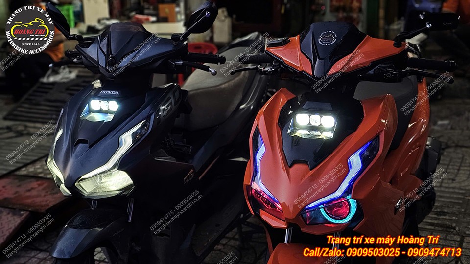 Lắp đèn trợ sáng cho xe Airblade