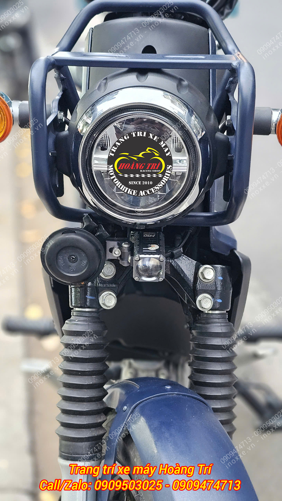 Lắp đèn trợ sáng cho xe Honda CT 125