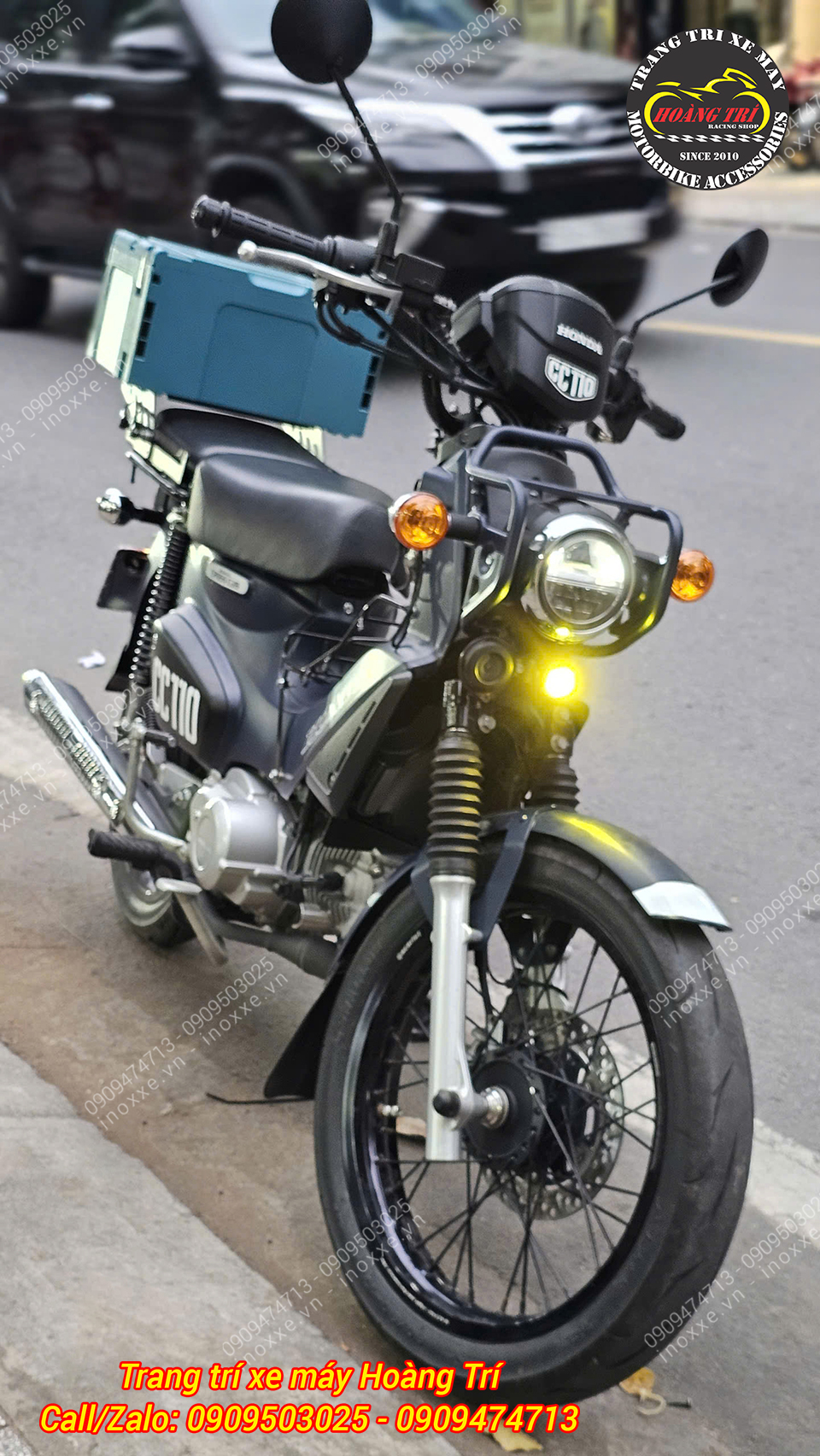 Lắp đèn trợ sáng cho xe Honda CT 125