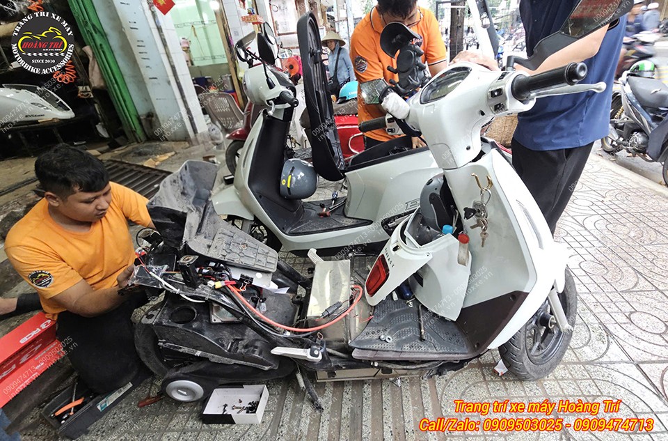 Phuộc sau Racing Boy series C cho xe Vinfast EVO