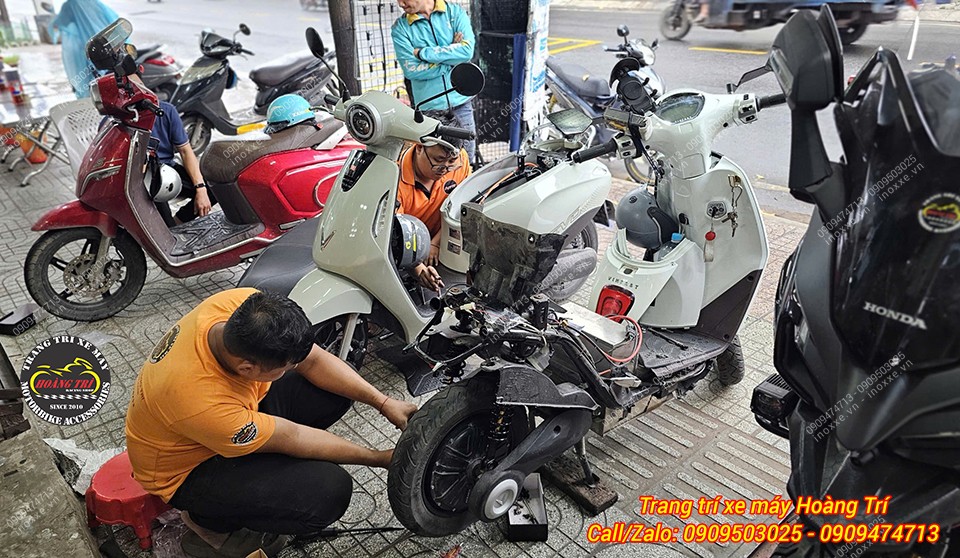 Phuộc sau Racing Boy series C cho xe Vinfast EVO