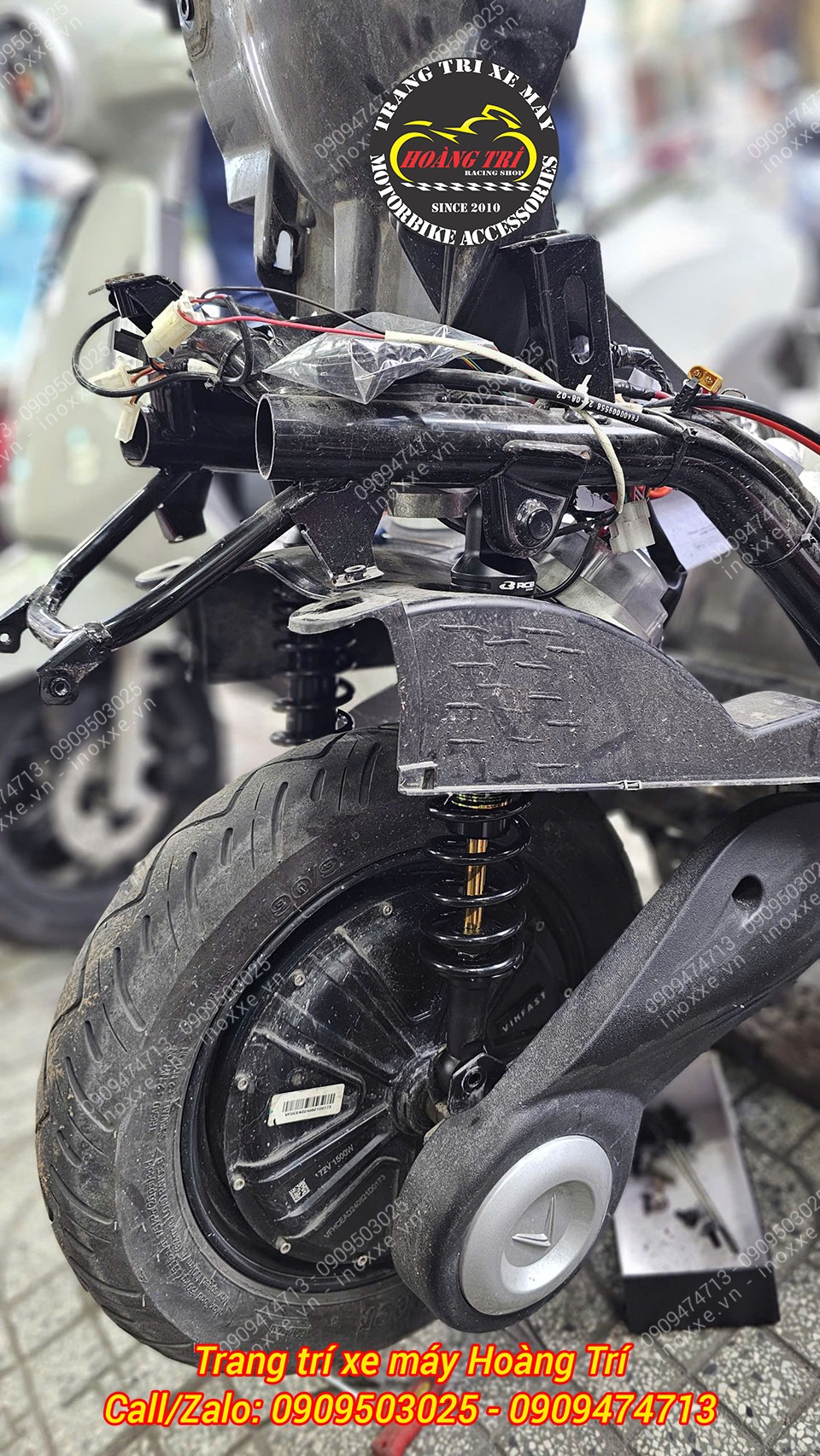 Phuộc sau Racing Boy series C cho xe Vinfast EVO