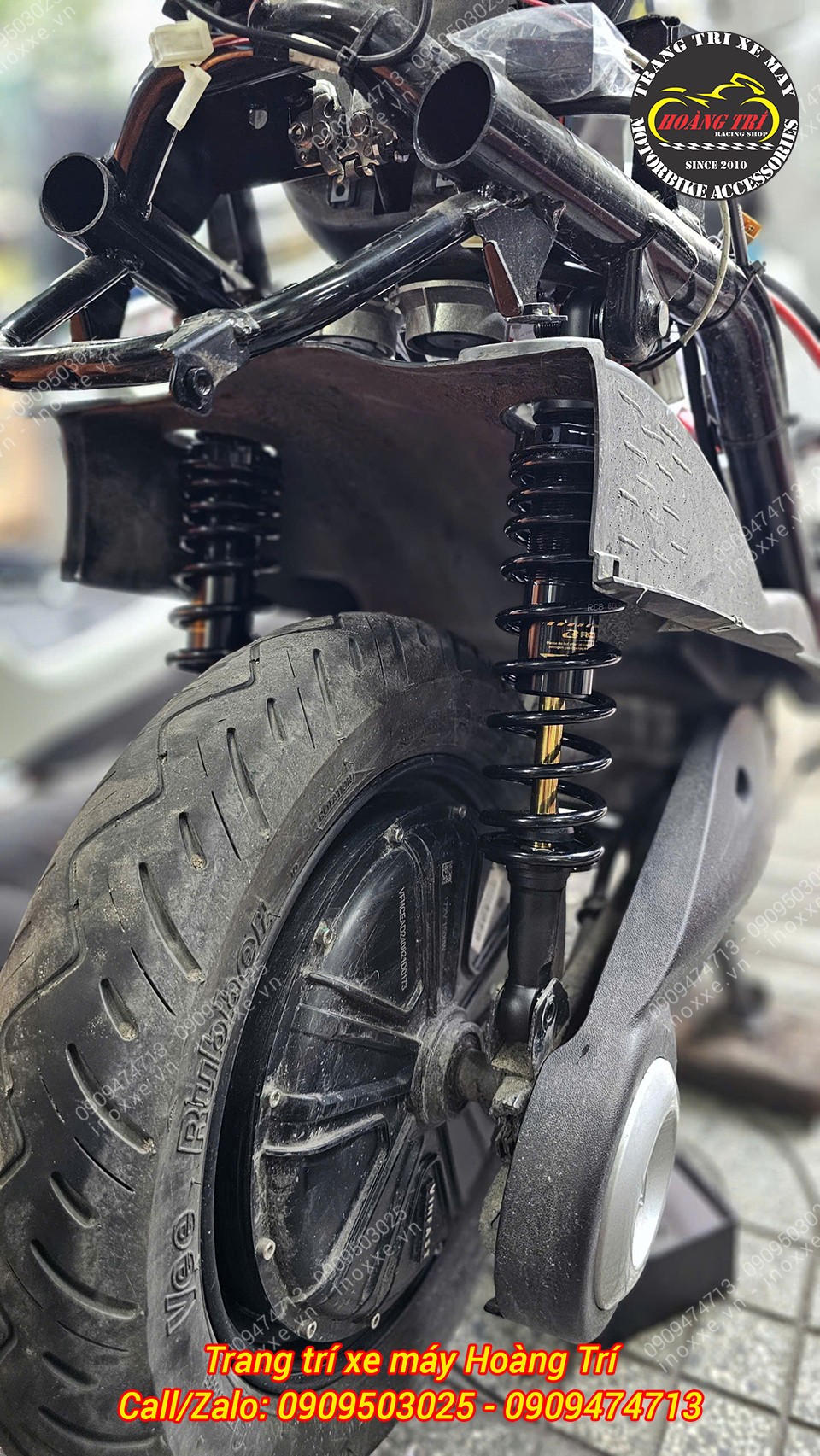 Phuộc sau Racing Boy series C cho xe Vinfast EVO