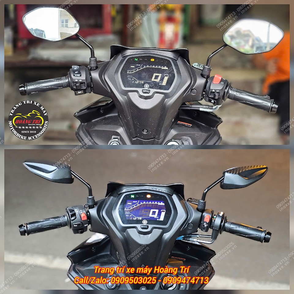 Cùm tăng tốc Domino chính hãng 2 dây ga dưới