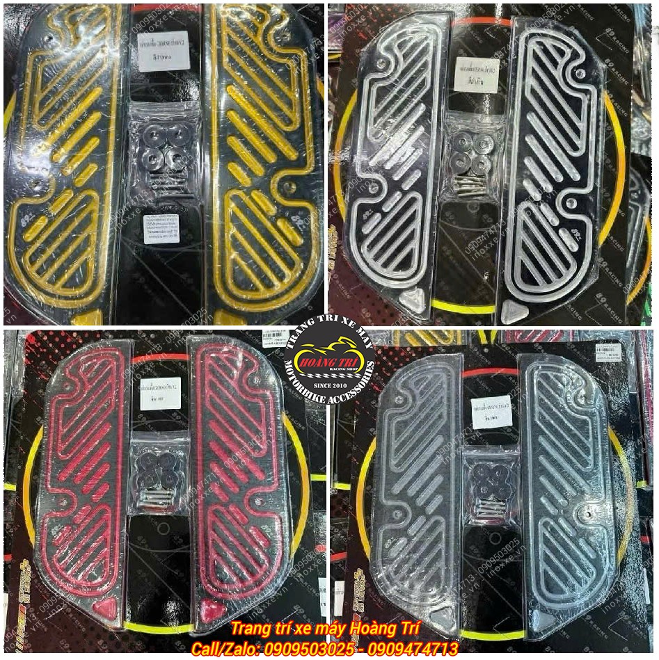 Thảm để chân Giorno 125  nhôm CNC Thái Lan