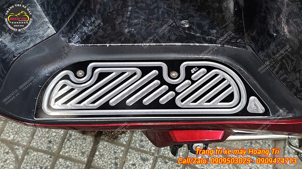 Thảm để chân Giorno 125  nhôm CNC Thái Lan