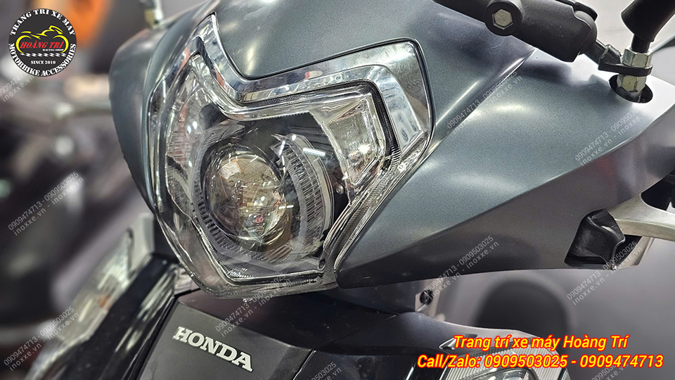 Cụm đèn pha bi cầu MTS-T500 dành cho Lead 2018-2025