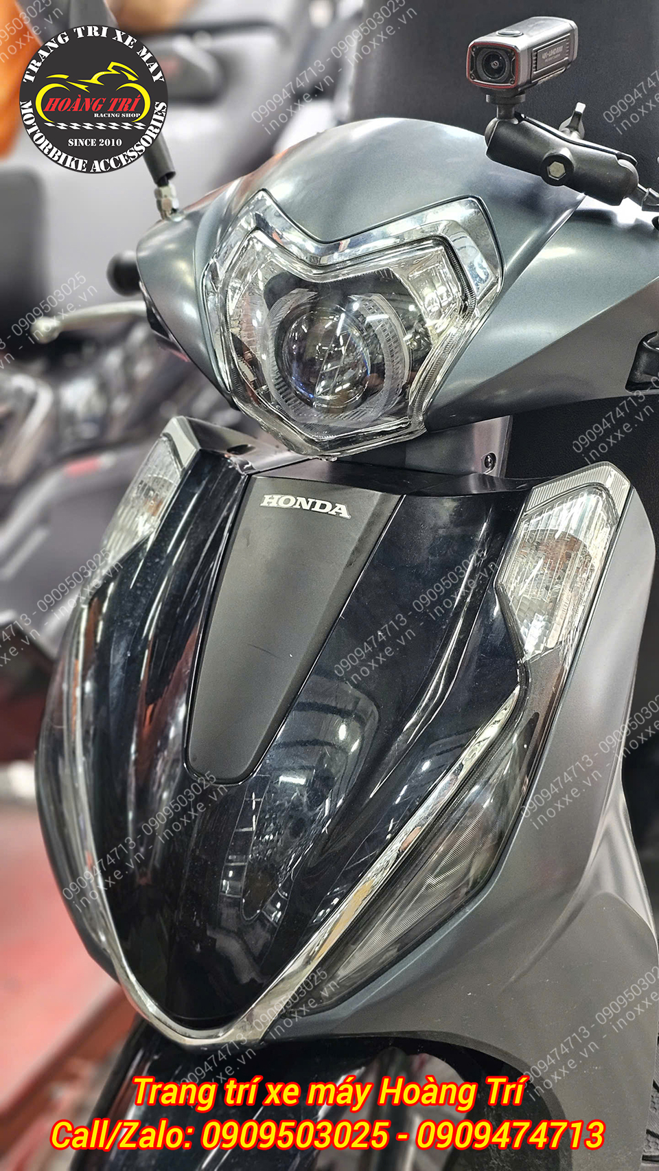 Cụm đèn pha bi cầu MTS-T500 dành cho Lead 2018-2025