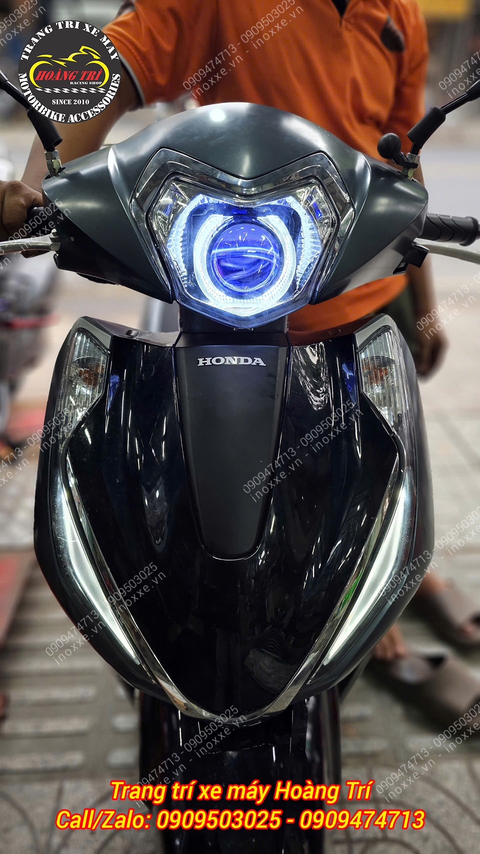 Cụm đèn pha bi cầu MTS-T500 dành cho Lead 2018-2025