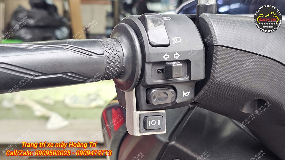 Lắp đèn trợ sáng cho xe Yamaha Lexi 155