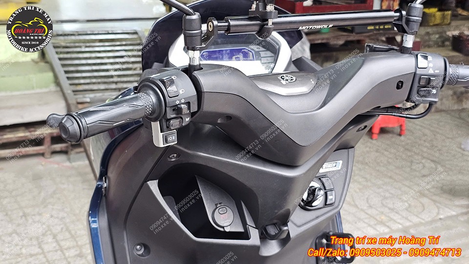 Lắp đèn trợ sáng cho xe Yamaha Lexi 155