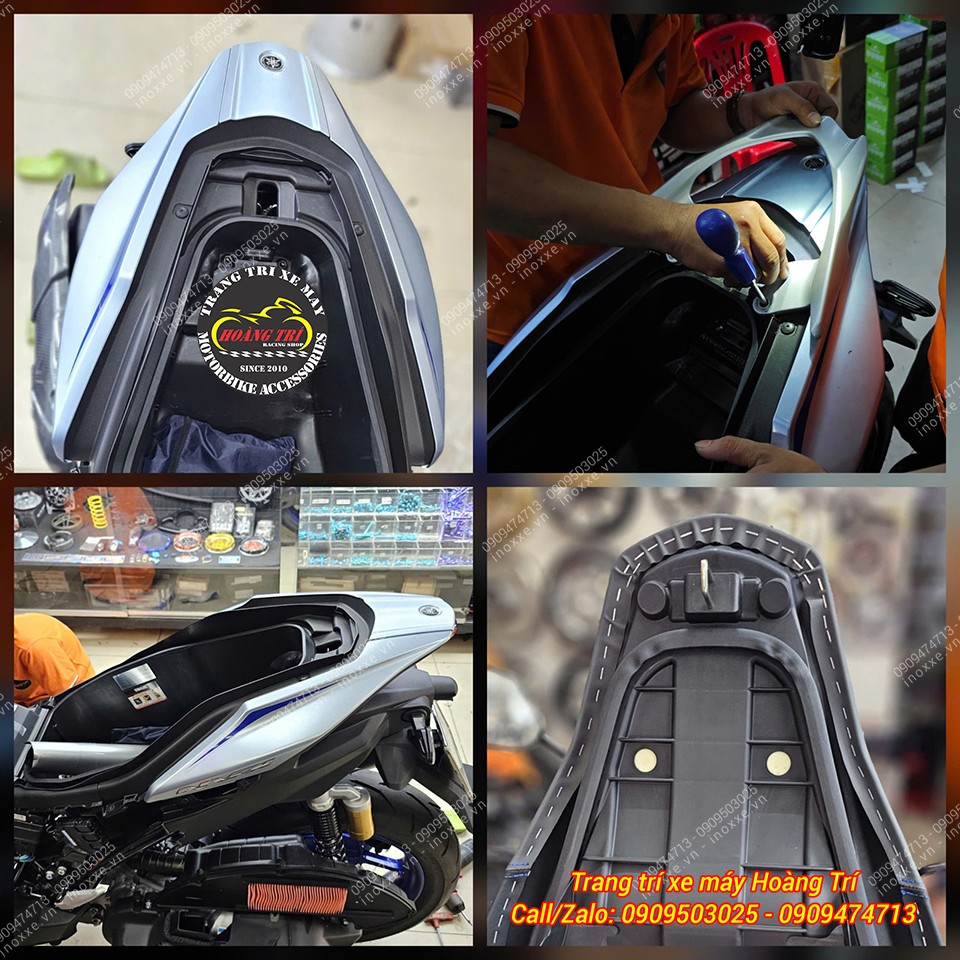 Độ cản sau cho xe NVX V3